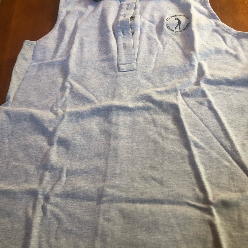 Ladies Light Grey Sleeveless Coal Harbour Shirt